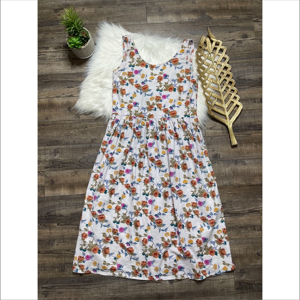 Vintage‎ Victoria’s Secret Midi Floral Sleeveless Dress
